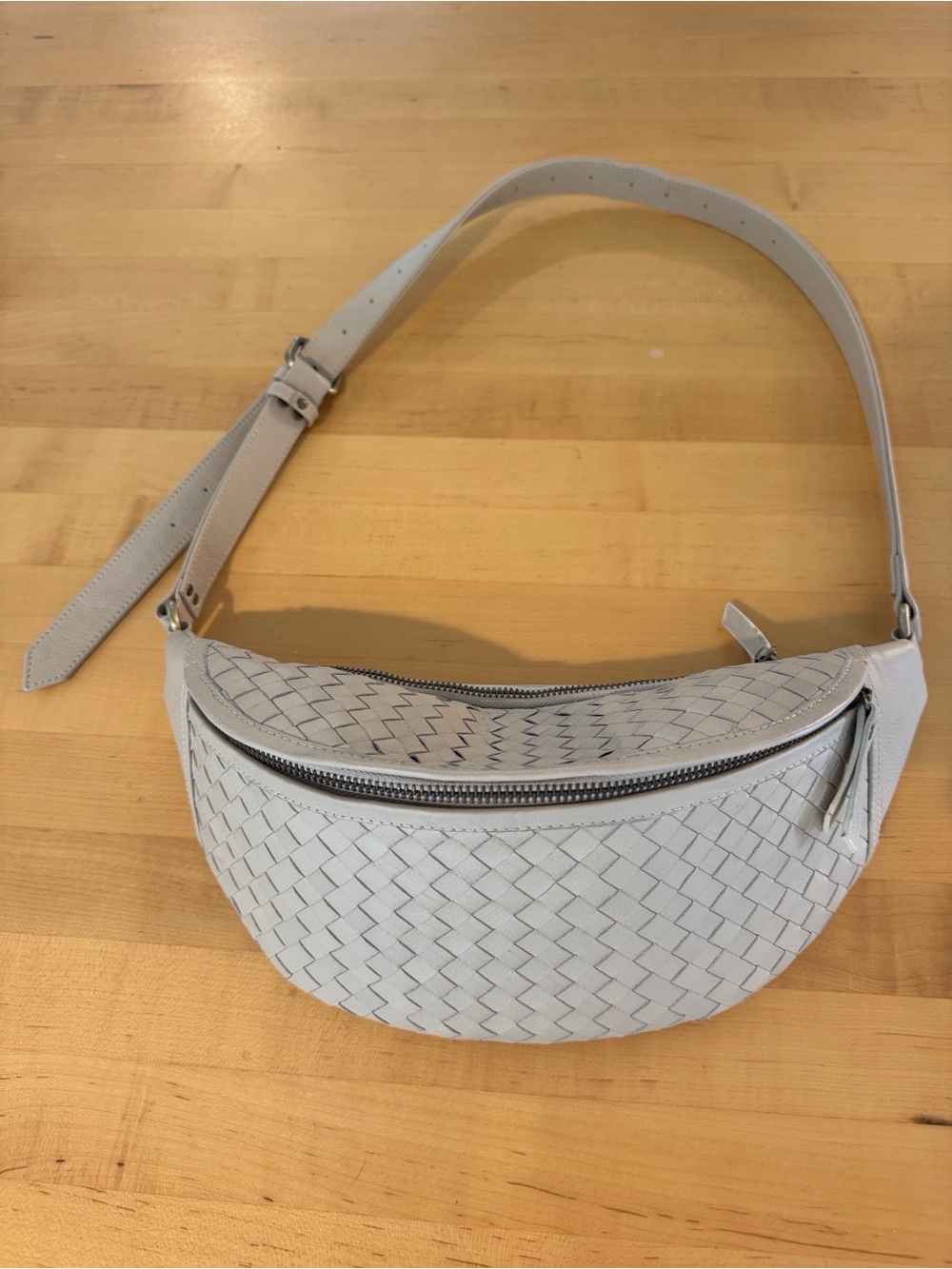 Woven Leather Belt Bag - MANDRN